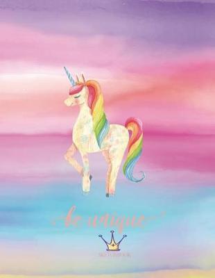 Sketch book: Unicorn lover cover (8.5 x 11) inches 110 pages, Blank Unlined Paper for Sketching, Drawing, Whiting, Journaling & Doodling