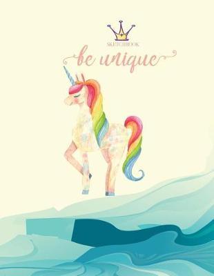 Sketch book: Unicorn lover cover (8.5 x 11) inches 110 pages, Blank Unlined Paper for Sketching, Drawing, Whiting, Journaling & Doodling