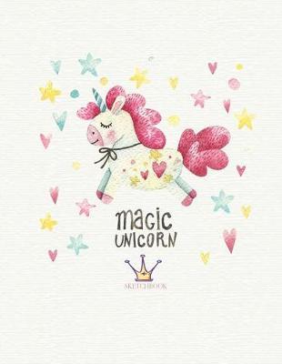 Sketch book: Unicorn lover cover (8.5 x 11) inches 110 pages, Blank Unlined Paper for Sketching, Drawing, Whiting, Journaling & Doodling