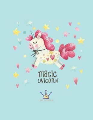 Sketch book: Unicorn lover cover (8.5 x 11) inches 110 pages, Blank Unlined Paper for Sketching, Drawing, Whiting, Journaling & Doodling
