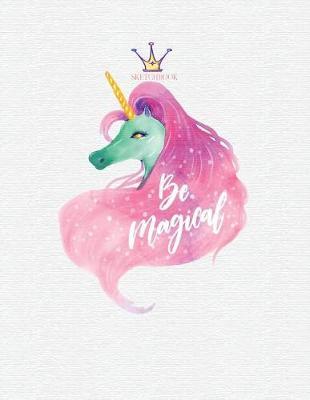 Sketch book: Unicorn lover cover (8.5 x 11) inches 110 pages, Blank Unlined Paper for Sketching, Drawing, Whiting, Journaling & Doodling