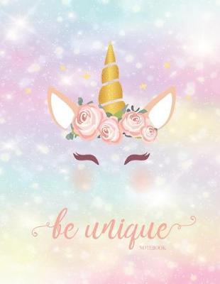 Notebook: Unicorn cover and Dot pages, Extra large (8.5 x 11) inches, 110 pages, notebooks and journals