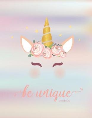 Notebook: Unicorn cover and Dot pages, Extra large (8.5 x 11) inches, 110 pages, notebooks and journals