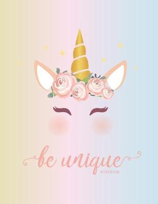 Notebook: Unicorn cover and Dot pages, Extra large (8.5 x 11) inches, 110 pages, notebooks and journals