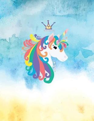 Notebook: Unicorn cover and Dot pages, Extra large (8.5 x 11) inches, 110 pages, notebooks and journals