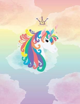 Notebook: Unicorn cover and Dot pages, Extra large (8.5 x 11) inches, 110 pages, notebooks and journals