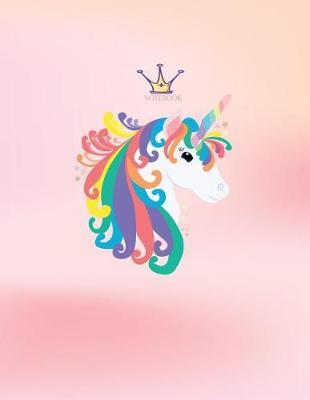 Notebook: Unicorn cover and Dot pages, Extra large (8.5 x 11) inches, 110 pages, notebooks and journals