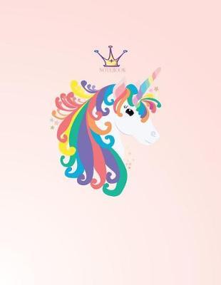 Notebook: Unicorn cover and Dot pages, Extra large (8.5 x 11) inches, 110 pages, notebooks and journals