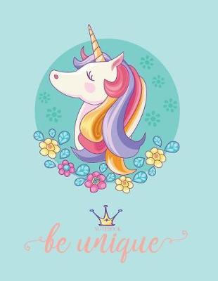 Notebook: Unicorn cover and Dot pages, Extra large (8.5 x 11) inches, 110 pages, notebooks and journals