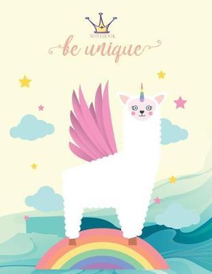 Notebook: Unicorn cover and Dot pages, Extra large (8.5 x 11) inches, 110 pages, notebooks and journals