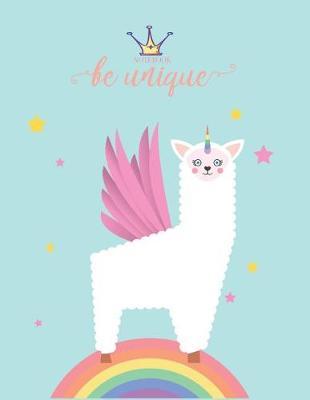 Notebook: Unicorn cover and Dot pages, Extra large (8.5 x 11) inches, 110 pages, notebooks and journals