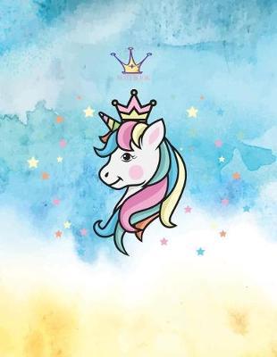 Notebook: Unicorn cover and Dot pages, Extra large (8.5 x 11) inches, 110 pages, notebooks and journals