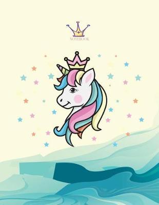 Notebook: Unicorn cover and Dot pages, Extra large (8.5 x 11) inches, 110 pages, notebooks and journals