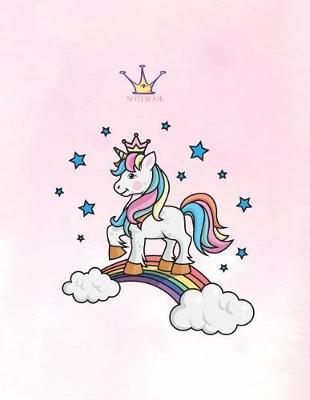 Notebook: Unicorn cover and Dot pages, Extra large (8.5 x 11) inches, 110 pages, notebooks and journals