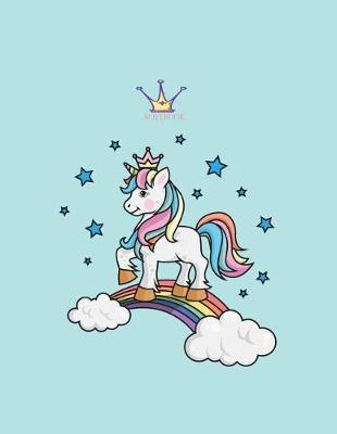 Notebook: Unicorn cover and Dot pages, Extra large (8.5 x 11) inches, 110 pages, notebooks and journals