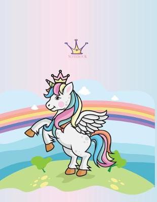 Notebook: Unicorn cover and Dot pages, Extra large (8.5 x 11) inches, 110 pages, notebooks and journals