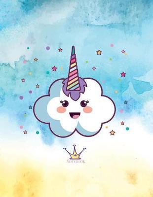 Notebook: Unicorn cover and Dot pages, Extra large (8.5 x 11) inches, 110 pages, notebooks and journals