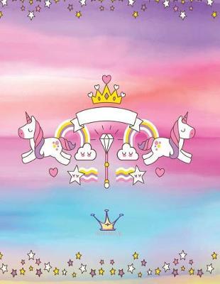 Notebook: Unicorn cover and Dot pages, Extra large (8.5 x 11) inches, 110 pages, notebooks and journals