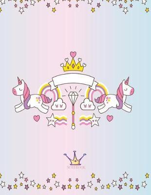 Notebook: Unicorn cover and Dot pages, Extra large (8.5 x 11) inches, 110 pages, notebooks and journals