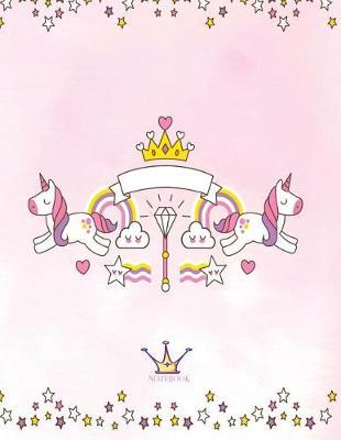 Notebook: Unicorn cover and Dot pages, Extra large (8.5 x 11) inches, 110 pages, notebooks and journals