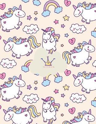 Notebook: Unicorn cover and Dot pages, Extra large (8.5 x 11) inches, 110 pages, notebooks and journals