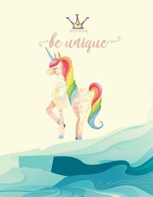 Notebook: Unicorn cover and Dot pages, Extra large (8.5 x 11) inches, 110 pages, notebooks and journals