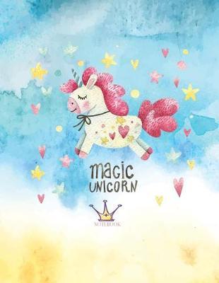 Notebook: Unicorn cover and Dot pages, Extra large (8.5 x 11) inches, 110 pages, notebooks and journals