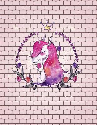 Notebook: Unicorn cover and Dot pages, Extra large (8.5 x 11) inches, 110 pages, notebooks and journals