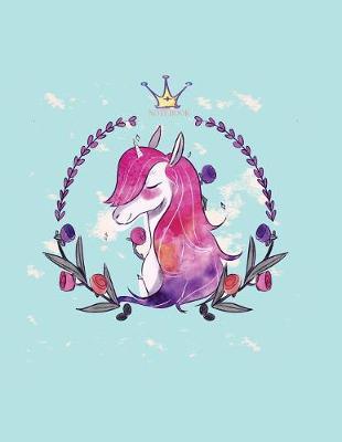 Notebook: Unicorn cover and Dot pages, Extra large (8.5 x 11) inches, 110 pages, notebooks and journals