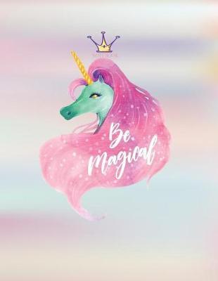 Notebook: Unicorn cover and Dot pages, Extra large (8.5 x 11) inches, 110 pages, notebooks and journals