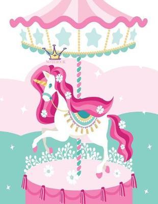 Notebook: Unicorn cover and Dot pages, Extra large (8.5 x 11) inches, 110 pages, notebooks and journals