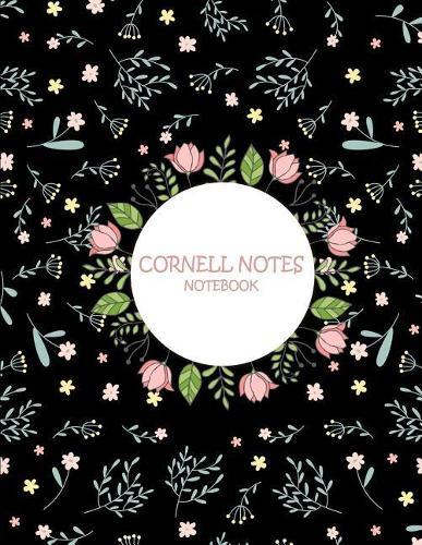 Cornell Notes Notebook: Black Color, Note Taking Notebook, Cornell Note Taking System Book, US Letter 120 Pages Large Size 8.5  x 11  School and College Ruled Notebooks
