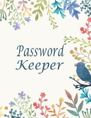 Password Keeper: password keeper book Size 8.5x11inches, 120 pages Big column for recording. Internet Password book for seniors,