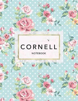 Cornell Notebook: Floral Print - 120 White Pages 8.5x11  - Note Taking System
