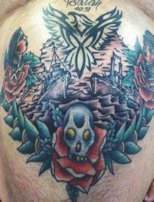 Tattoo Sketchbook (5): Big Ole' Belly Tat;Sketch Book: 7.44  x 9.69 , Personalized Tattoo Sketchbook: 150 pages, Sketching, Drawing and Creative Doodling.