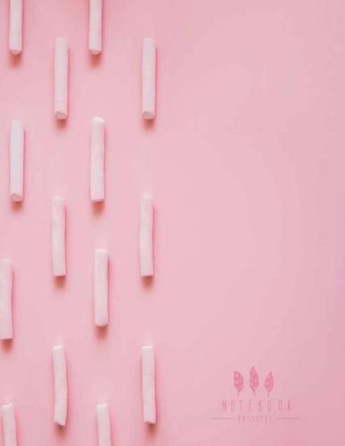 Notebook: Pink cover and Dot Graph Line Sketch pages, Extra large (8.5 x 11) inches, 110 pages, White paper, Sketch, Draw and Paint