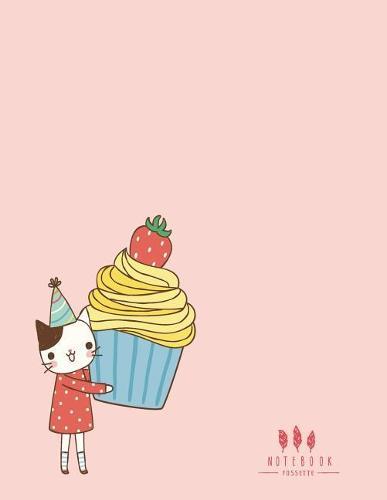 Notebook: Birthday's cat on pink cover and Dot Graph Line Sketch pages, Extra large (8.5 x 11) inches, 110 pages, White paper, Sketch, Draw and Paint