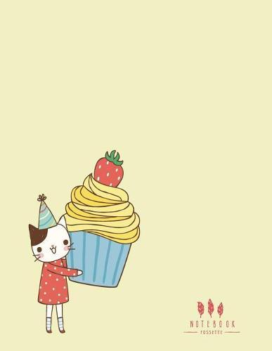 Notebook: Birthday's cat on yellow cover and Dot Graph Line Sketch pages, Extra large (8.5 x 11) inches, 110 pages, White paper, Sketch, Draw and Paint