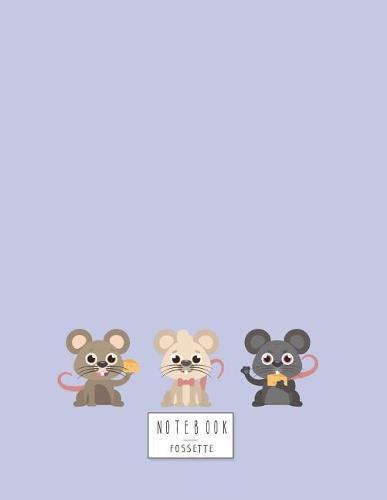 Notebook: Cute rats on purple cover and Dot Graph Line Sketch pages, Extra large (8.5 x 11) inches, 110 pages, White paper, Sketch, Draw and Paint