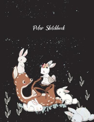 Polar Sketchbook: Beautiful Pet Lover Gift, 5 Degree Polar Coordinates 120 Pages Large Print 8.5  x 11  Polar Graph Paper Notebook