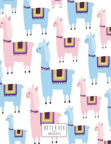 Notebook: Lama on white cover and Dot Graph Line Sketch pages, Extra large (8.5 x 11) inches, 110 pages, White paper, Sketch, Draw and Paint