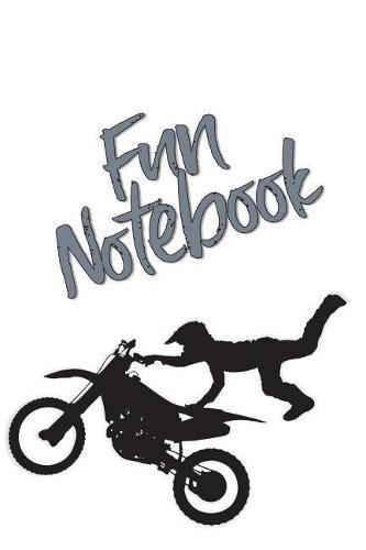 Fun Notebook: Boys Books - Mini Composition Notebook - Ages 6 -12 - Dirt Bike Racer