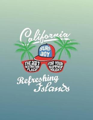 Surf Boy: Surf Boy Cover (8.5 X 11) Inches 110 Pages, Blank Unlined Paper for Sketching, Drawing, Whiting, Journaling & Doodling