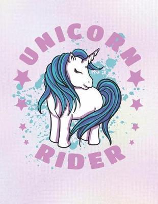 Unicorn Horse Rider Notebook: Sketchbook, Art Journal, School Teachers, Students, 200 Blank Numbered Art Pages (8.5  X 11 )