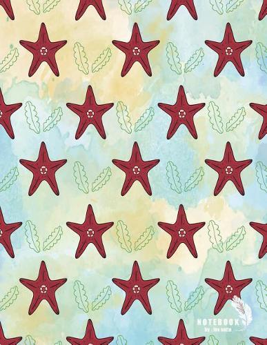 Notebook: Starfish cover and Dot Graph Line Sketch pages, Extra large (8.5 x 11) inches, 110 pages, White paper, Sketch, Draw and Paint