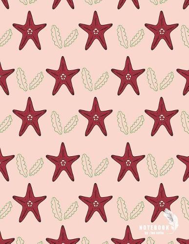 Notebook: Starfish on pink cover and Dot Graph Line Sketch pages, Extra large (8.5 x 11) inches, 110 pages, White paper, Sketch, Draw and Paint
