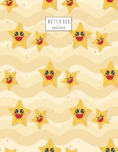 Notebook: Starfish on yellow cover and Dot Graph Line Sketch pages, Extra large (8.5 x 11) inches, 110 pages, White paper, Sketch, Draw and Paint