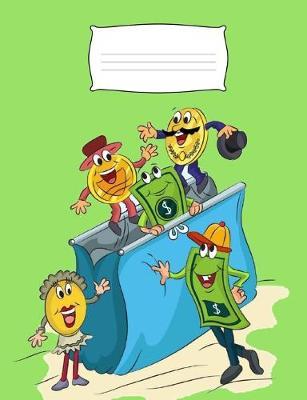 Wacky Wallet Composition Book: 7.44 x 9.69 Wide Ruled Composition book