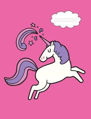 Unicorn Jumping, Composition Notebook: 150 Page Wide Rule Lined Notebook