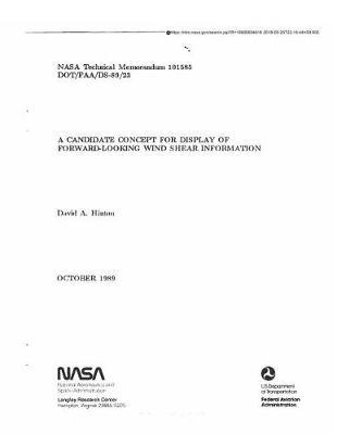A Candidate Concept for Display of Forward-Looking Wind Shear Information